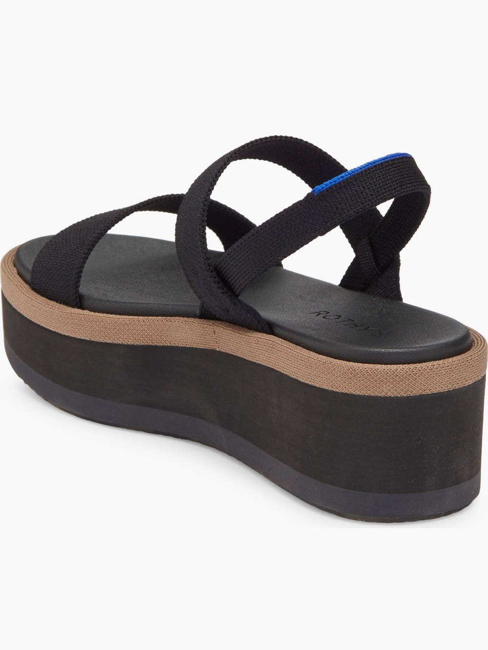 New Rothy's Slingback Platform Wedge Sandal - Picture 9 of 10